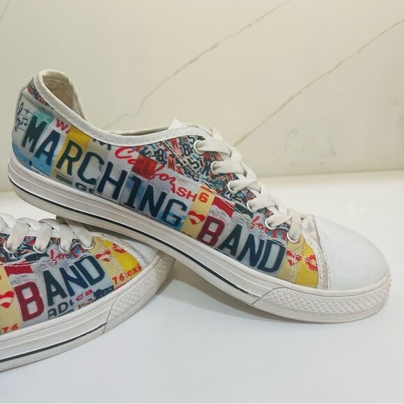 Marching Band Graphic Sneakers - Multicolor - Picture 4 of 8